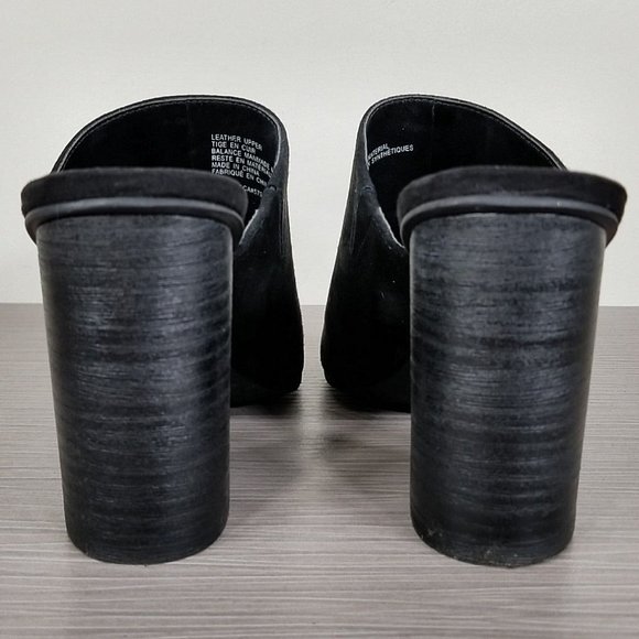 BP. Tale 2 Mule Sandal, Black Suede, Womens Size 5.5 M - Picture 5 of 10